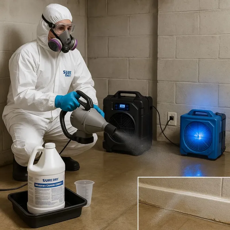 Sanitization and Odor Removal process in Barre, MA