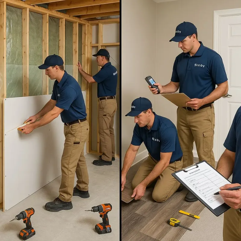 Repairs and Reconstruction process in Barre, MA
